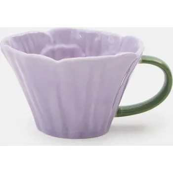 Sinsay - Keramický hrnek s květinovým motivem - fialová - 160II-45X - 160II-45X-ONE