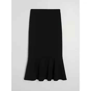 Oblečení a móda Sinsay - Midi sukně se zebrovým vzorem - černá - 262GZ-99X - 262GZ-99X-L