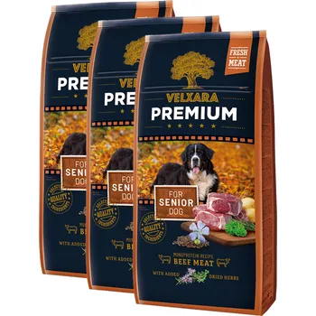 Krmivo pro psa Velxara Premium Dry Dog Senior Monoprotein Beef Meat