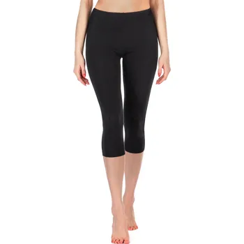 Dámské legíny Merry Style Dámské legíny 3/4 viskóza MS10-220 Černé XS