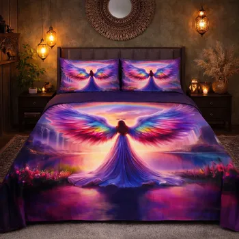 Povlečení 2-dílné ložní povlečení - Anděl v barvách