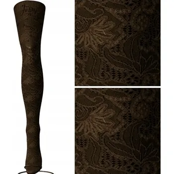 Dámské spodní prádlo Vzorované Punčocháče Calzamia 40 DEN, hnědé (odstín BRONZO), velikost 3