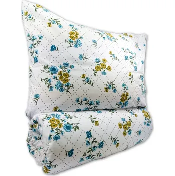 Povlečení Brotex Prodloužené povlečení krep 140x220, 70x90cm Olivie blue