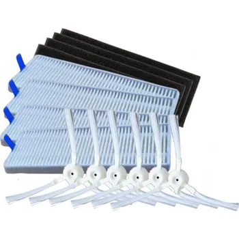 Sada příslušenství pro robotický vysavač HEPA filtry k vysavači ROWENTA RR8275WH X-plorer S45 a kartáče, 10ks náhrada Rowenta ZR720002