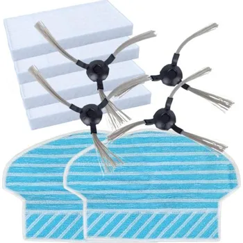 Sada příslušenství pro robotický vysavač Kartáče, HEPA filtry pro vysavač SENCOR SRV 4000GD EUE3 a mopy sada 10ks