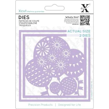 Docrafts xcut Embosovací šablona Balóny