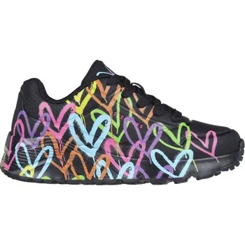 Pánská sportovní obuv Dívčí volnočasová obuv Skechers UNO-SPREAD THE LOVE 38 Černá, Mix