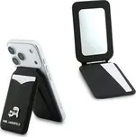 Peneženka se stojanem Karl Lagerfeld Mirror MagSafe Cardslot, černá