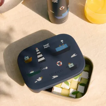 Svačinový box LIEWOOD Arthur Box na svačinu Sailing/Classic Navy