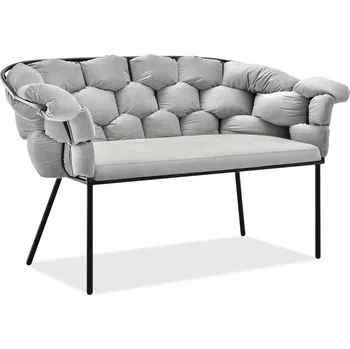 Křeslo Mebel Partner Pegaban (šedá + černá)