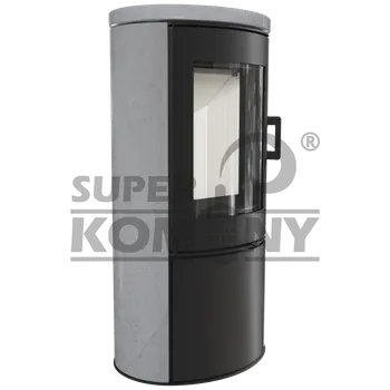 Krbová kamna Kratki KOZA AB S DR BETON šedá