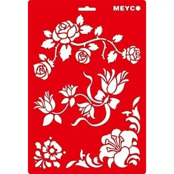 Meyco 66044 Šablony 20x30 cm Květy 1 20x30 cm