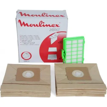 Filtr do vysavače Papírové sáčky a HEPA filtr pro MOULINEX MO 402141 Zelio 10+1ks