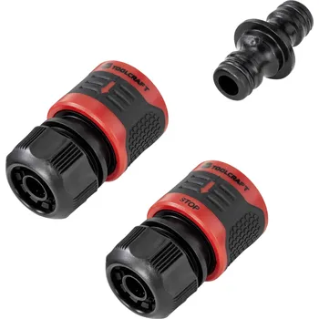 Zavlažovač TOOLCRAFT 2302357 plast hadicová koncovka 13 mm (1/2) Ø, rychlospojka