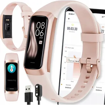 Hodinky Chytré Hodinky DIAWAY SMARTBAND C60 TLAK ZDRAVÍ FUNKCE zlatá