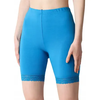 Dámské legíny Bellivalini Dámské legíny šortky s krajkou BLV50-216 Modrá XXL