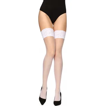 Dámské punčochy Merry Style samodržící punčochy dámské matné 10 DEN, velikost 3/4