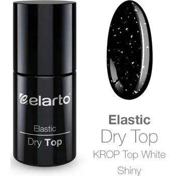 Top Elarto Elastic Dry Krop Top White Shiny 7 ml