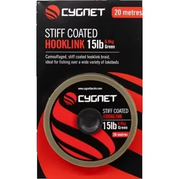 Šňůrka Cygnet Stiff Coated Hooklink 25lb 11,3kg 20m