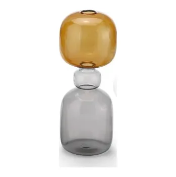 Váza Philippi Váza skleněná ve tvaru přesýpacích hodin v. 25 cm