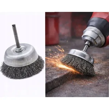 Vrták DRÁTĚNÝ KOTOUČOVÝ KARTÁČ S TRNEM 6mm, průměr 70mm