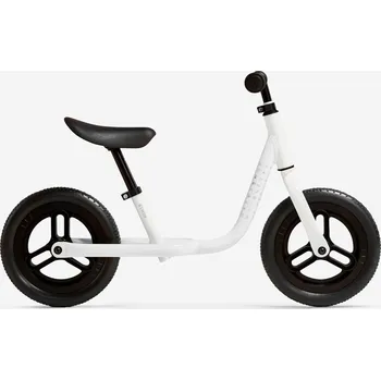 Odrážedlo BTWIN Dětské 10" odrážedlo Runride 100 10" BÍLÁ|ČERNÁ