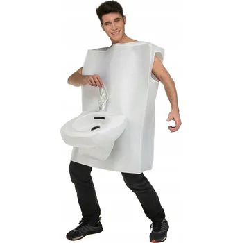 Karnevalový kostým Kostým Záchod Vtipný Kostým Toaleta Bidet M/L