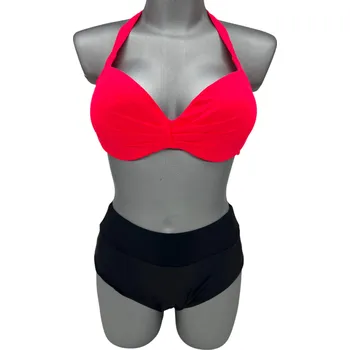 Dámské plavky Life Beach dámské dvoudílné plavky AGATA Barva: Červená, Velikost: XL