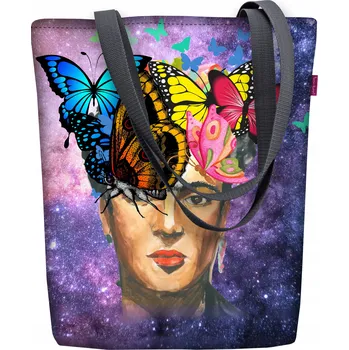 Plátěná taška shopper přes rameno Bertoni Sunny - Sapia