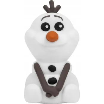 Lampička SILIKONOVÁ LAMPičKA S AKUMULÁTOREM NOČNÍ LAMPA LEDOVÉ KRÁLOVSTVÍ OLAF 15 cm