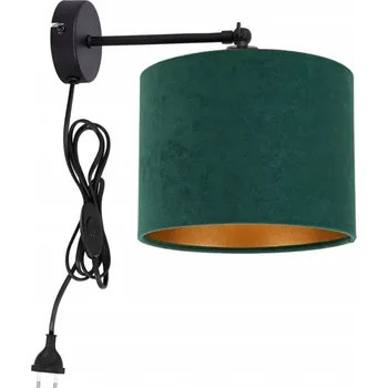 Nástěnné svítidlo Nástěnné svítidlo KBM černé, zelené E27 60 W