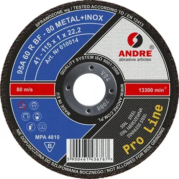 Brusný kotouč BRUSNÝ KOTOUČ 41 230x2,5x22,2 95A24T BF-80 EXTRA