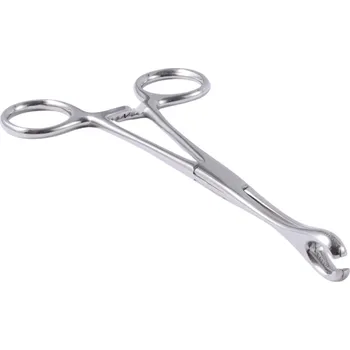 Piercing Piercingové kleště 8 mm Nerezová ocel Jemný otevřený C-tvar Profesionální nástroj pro přesné uchopení a práci s piercingem