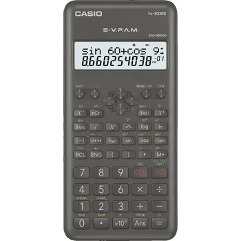 Kancelářská technika Casio FX-82MS-2 školní počítač, displej (počet míst) 12, na baterii, černá