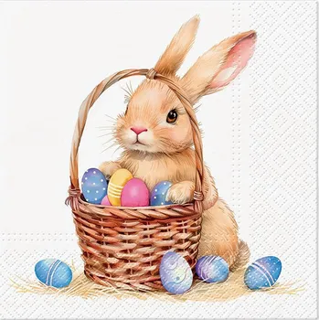 Papírový kapesník Paw Ubrousky PAW TETE L (20ks) Subtle Bunny 616746