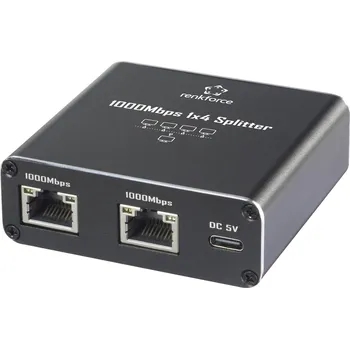 Switch Renkforce RF-GES-400 síťový switch RJ45, 4 porty, USB napájení