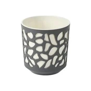 Obal na květináč Obal na květník DUET plastový d25x27cm