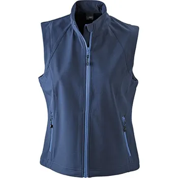 Dámská vesta James&amp;Nicholson Dámská softshellová vesta JN1023 Navy M