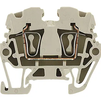 Weidmüller 1720950000-1 svorka ochranného vodiče 5.10 mm pružinová svorka zelená, žlutá 1 ks