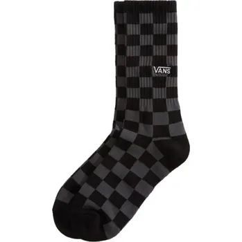 Cyklistické návleky Ponožky - VANS Checkerboard Crew Socks - Grey M