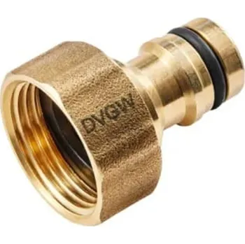 Zahradní hadice Adaptér hadicový pitná voda Karasto Geka na kohout 1/2˝ vnitřní závit, mosaz