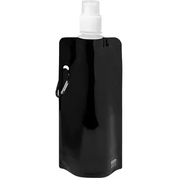 Láhev Carabol skládací RPET láhev - černá - AP800231-10