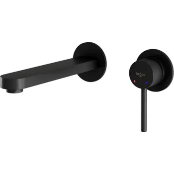 Vodovodní baterie Besco DECCO BABUDSCZ podomítková umyvadlová baterie černá