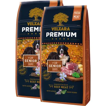 Krmivo pro psa Velxara Premium Dry Dog Senior Monoprotein Beef Meat