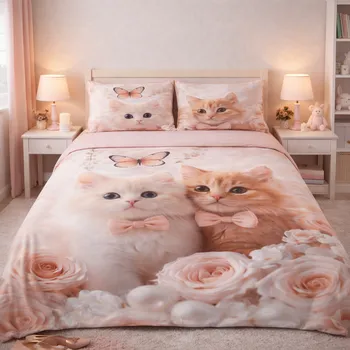 Povlečení 2-dílné ložní povlečení - Koťátka