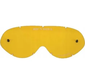 Motocyklové brýle RYCHLÉ SKLO DO BRÝLÍ FOX AIRSPC ŽLUTÉ ROLL OFF