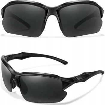 Sluneční brýle Sluneční brýle EdiBazzar pánské černé sportovní UV-400