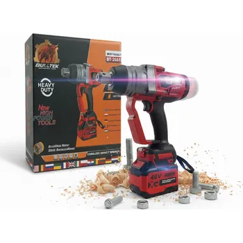 Aku rázový utahovák 1" 2600Nm 2x48V BT25615 BULLTECH