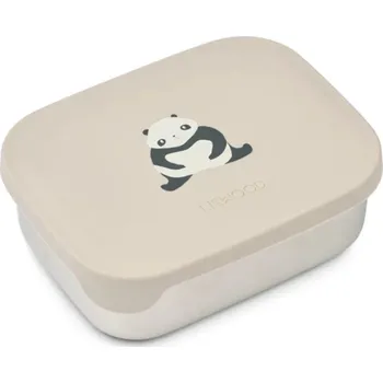 Svačinový box LIEWOOD Svačinový box Arthur - Panda / Sandy / dark grey