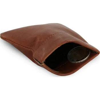 Peněženka Kožená kapsa na mince (měšec) Arwel 7708­ - tmavě hnědé
